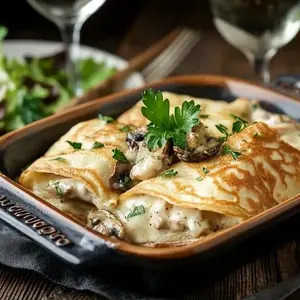 Crêpe Poulet Champignon